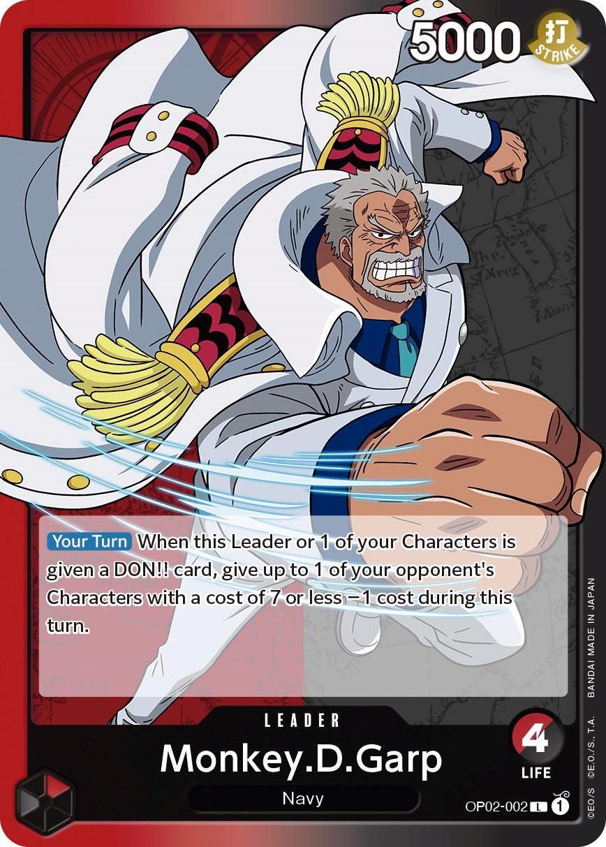 Leader, Navy, Paramount War Monkey.D.Garp [Paramount War] - Trading Card World