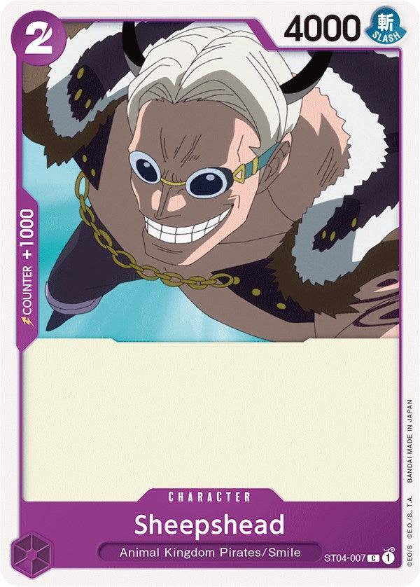 Animal Kingdom Pirates, Character, Common, Smile, Starter Deck: Animal Kingdom Pirates, Starter Decks Sheepshead [Starter Deck: Animal Kingdom Pirates] - Trading Card World