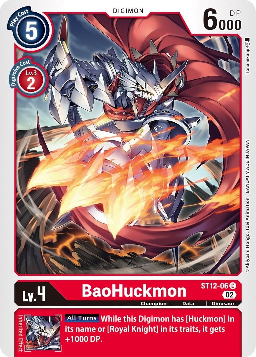 Champion, Common, Data, Digimon, Dinosaur, Red, ST12-06, Starter Deck: Jesmon BaoHuckmon [ST12-06] [Starter Deck: Jesmon] - Trading Card World
