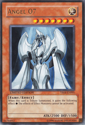 Effect Monster, Fairy, Light, Limited, R Manga Promo, Ultra Rare Angel O7 [YR04-EN001] Ultra Rare - Trading Card World