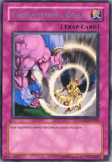 Duelist League Promo, Normal Trap, Rare, Trap, Unlimited Threatening Roar (Silver) [DL09-EN020] Rare - Trading Card World