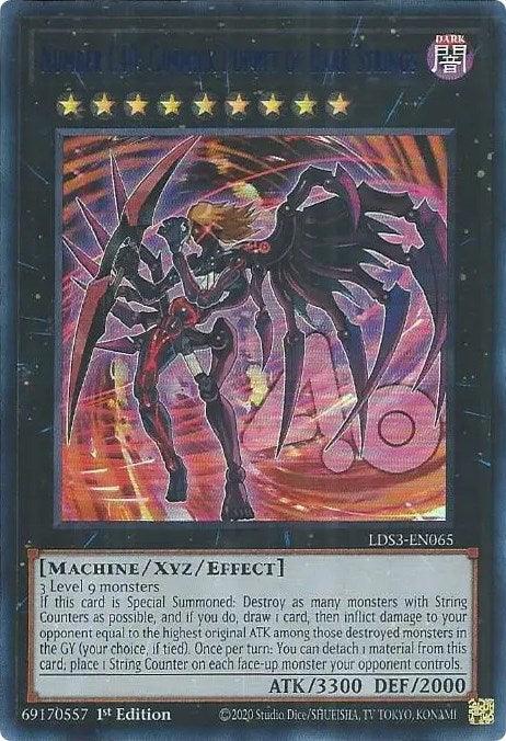 1st Edition, Dark, Legendary Duelists: Season 3, Machine, Ultra Rare, Xyz/Effect Monster Number C40: Gimmick Puppet of Dark Strings (Blue) [LDS3-EN065] Ultra Rare - Trading Card World