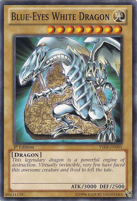 1st Edition, Common, Dragon, Light, Normal Monster, Starter Deck: Kaiba Reloaded, Unlimited Blue-Eyes White Dragon [YSKR-EN001] Common - Trading Card World