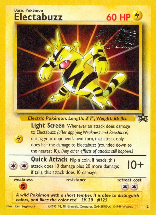 Wizards of the Coast: Black Star Promos Electabuzz (2) [Wizards of the Coast: Black Star Promos] - Trading Card World