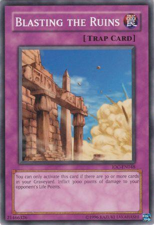 Common, Invasion of Chaos, Normal Trap, Trap, Unlimited Blasting the Ruins [IOC-EN048] Common - Trading Card World