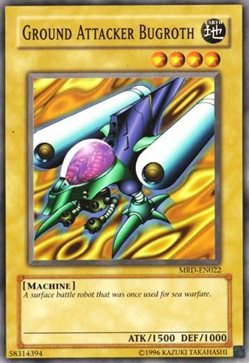 Common, Earth, Machine, Metal Raiders, Normal Monster, Unlimited Ground Attacker Bugroth [MRD-EN022] Common - Trading Card World