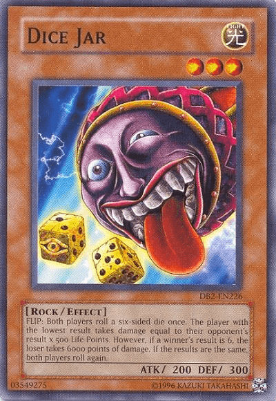 Common, Dark Beginning 2, Effect Monster, Light, Rock, Unlimited Dice Jar [DB2-EN226] Common - Trading Card World