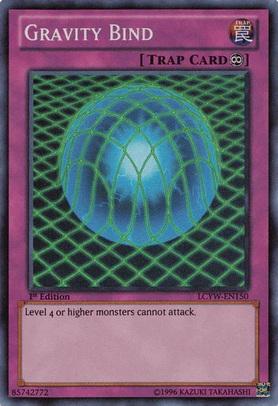 1st Edition, Continuous Trap, Legendary Collection 3: Yugi's World, Super Rare, Trap, Unlimited Gravity Bind [LCYW-EN150] Super Rare - Trading Card World