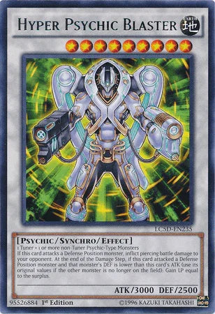 1st Edition, Earth, Legendary Collection 5D's, Psychic, Rare, Synchro/Effect Monster Hyper Psychic Blaster [LC5D-EN235] Rare - Trading Card World