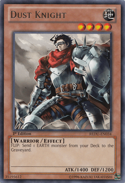 1st Edition, Earth, Effect Monster, Rare, Return of the Duelist, Unlimited, Warrior Dust Knight [REDU-EN034] Rare - Trading Card World