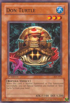 1st Edition, Common, Effect Monster, Invasion of Chaos, Reptile, Unlimited, Water Don Turtle [IOC-071] Common - Trading Card World