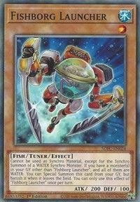 1st Edition, Common, Fish, Structure Deck: Freezing Chains, Tuner/Effect Monster, Water Fishborg Launcher [SDFC-EN024] Common - Trading Card World