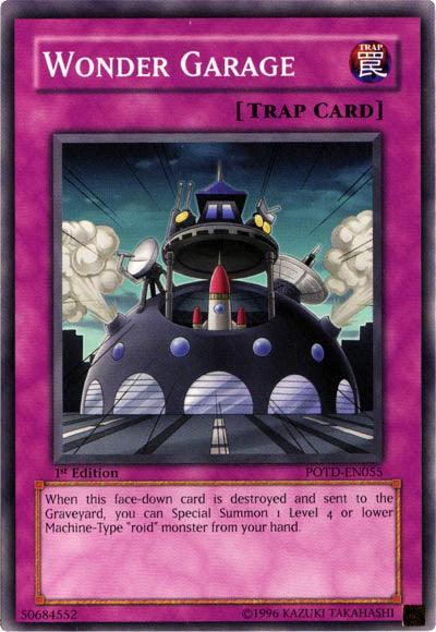 1st Edition, Common, Normal Trap, Power of the Duelist, Trap, Unlimited Wonder Garage [POTD-EN055] Common - Trading Card World