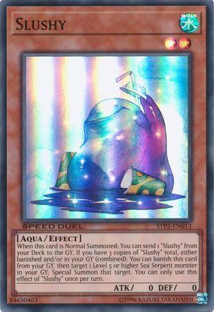 Aqua, Effect Monster, Speed Duel: Tournament Pack 2, Super Rare, Unlimited, Water Slushy [STP2-EN013] Super Rare - Trading Card World
