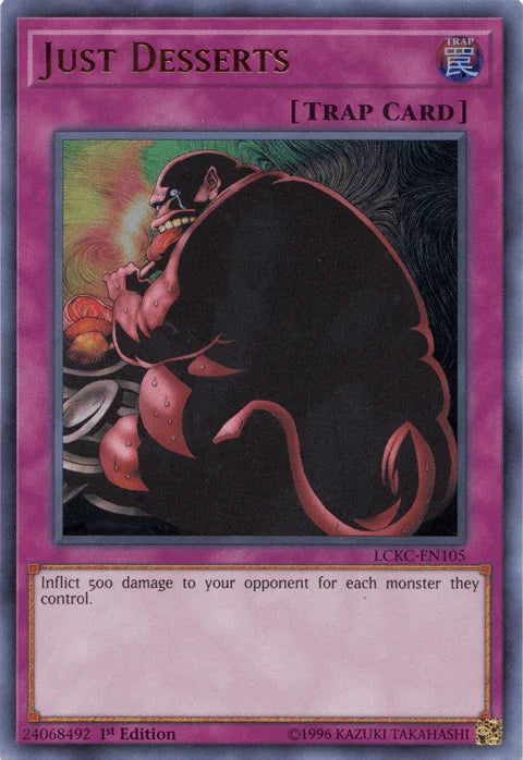 1st Edition, Legendary Collection Kaiba, Normal Trap, Trap, Ultra Rare, Unlimited Just Desserts [LCKC-EN105] Ultra Rare - Trading Card World