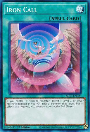 1st Edition, Common, Normal Spell, Spell, Structure Deck: Mechanized Madness Iron Call [SR10-EN026] Common - Trading Card World