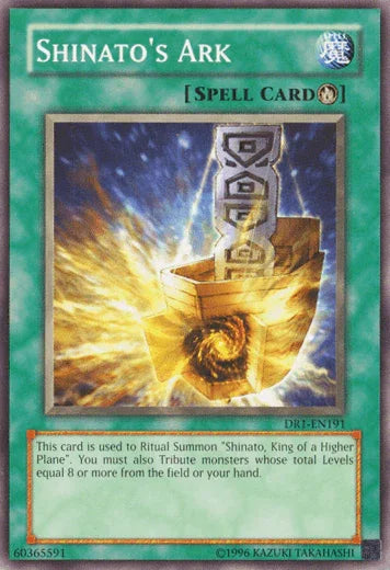Common, Dark Revelation Volume 1, Ritual Spell, Spell, Unlimited Shinato's Ark [DR1-EN191] Common - Trading Card World