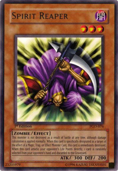1st Edition, Dark, Effect Monster, Pharaonic Guardian, Rare, Unlimited, Zombie Spirit Reaper [PGD-076] Rare - Trading Card World