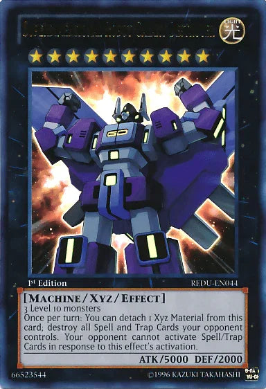 1st Edition, Light, Machine, Return of the Duelist, Ultra Rare, Unlimited, Xyz/Effect Monster Superdimensional Robot Galaxy Destroyer [REDU-EN044] Ultra Rare - Trading Card World