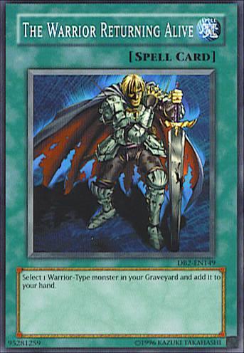 Common, Dark Beginning 2, Normal Spell, Spell, Unlimited The Warrior Returning Alive [DB2-EN149] Common - Trading Card World