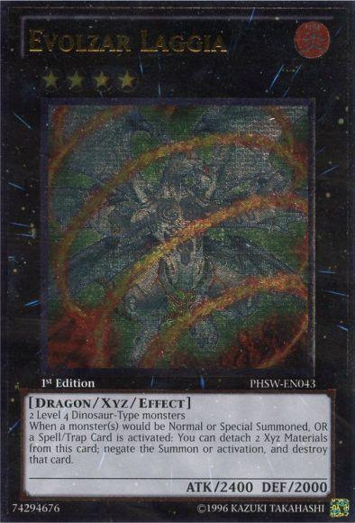 1st Edition, Dragon, Fire, Photon Shockwave, Ultimate Rare, Unlimited, Xyz/Effect Monster Evolzar Laggia [PHSW-EN043] Ultimate Rare - Trading Card World