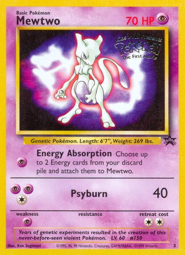 Wizards of the Coast: Black Star Promos Mewtwo (3) [Wizards of the Coast: Black Star Promos] - Trading Card World