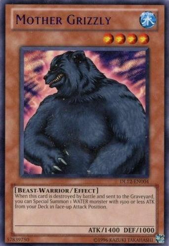 Beast-Warrior, Duelist League Promo, Effect Monster, Rare, Unlimited, Water Mother Grizzly (Purple) [DL12-EN004] Rare - Trading Card World