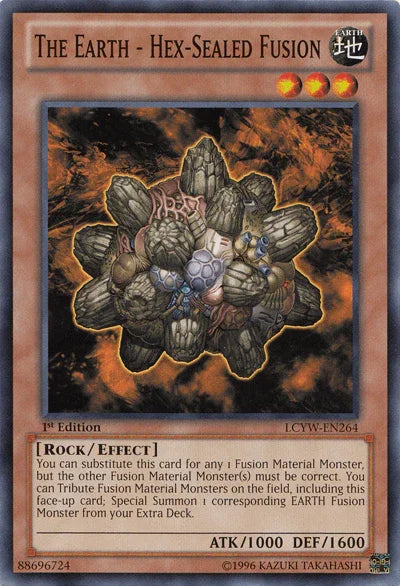 1st Edition, Common, Earth, Effect Monster, Legendary Collection 3: Yugi's World, Rock, Unlimited The Earth - Hex-Sealed Fusion [LCYW-EN264] Common - Trading Card World