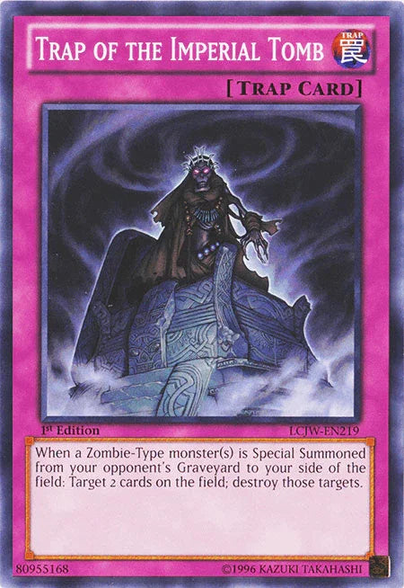 1st Edition, Common, Legendary Collection 4: Joey's World, Normal Trap, Trap Trap of the Imperial Tomb [LCJW-EN219] Common - Trading Card World