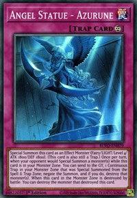 1st Edition, Blazing Vortex, Continuous Trap, Super Rare, Trap Angel Statue - Azurune [BLVO-EN079] Super Rare - Trading Card World