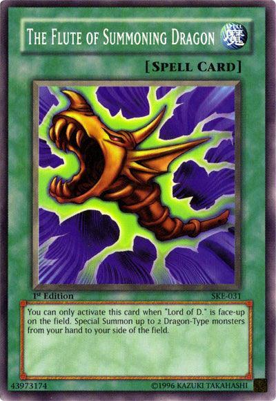 1st Edition, Common, Normal Spell, Spell, Starter Deck: Kaiba Evolution, Unlimited The Flute of Summoning Dragon [SKE-031] Common - Trading Card World