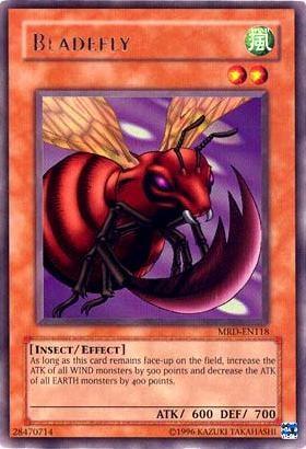 Effect Monster, Insect, Metal Raiders, Rare, Unlimited, Wind Bladefly [MRD-EN118] Rare - Trading Card World