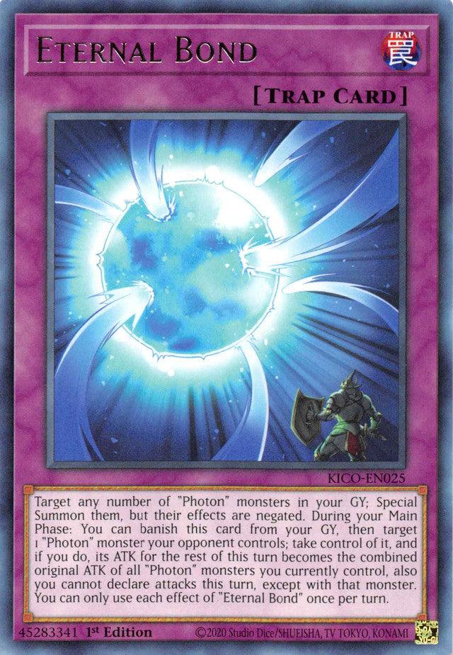 1st Edition, King's Court, Normal Trap, Rare, Spell Eternal Bond (Rare) [KICO-EN025] Rare - Trading Card World
