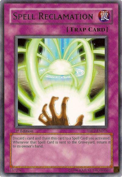 1st Edition, Normal Trap, Rare, Tactical Evolution, Trap, Unlimited Spell Reclamation [TAEV-EN076] Rare - Trading Card World