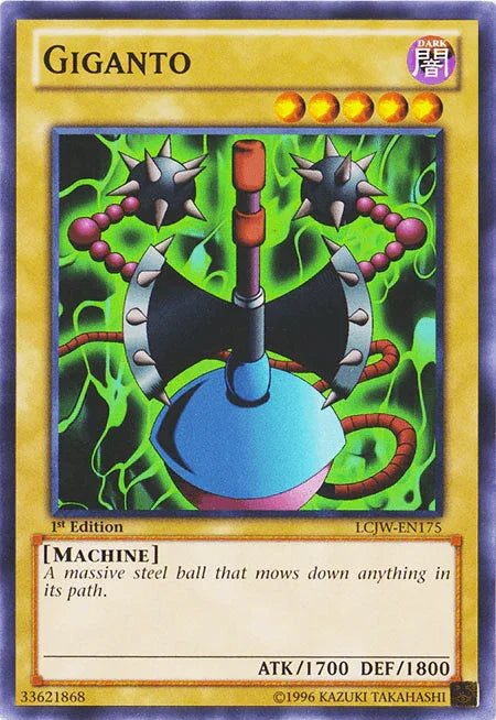 1st Edition, Common, Dark, Legendary Collection 4: Joey's World, Machine, Normal Monster Giganto [LCJW-EN175] Common - Trading Card World