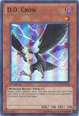 1st Edition, Dark, Effect Monster, Legendary Collection 2, Super Rare, Unlimited, Winged Beast D.D. Crow [LCGX-EN234] Super Rare - Trading Card World