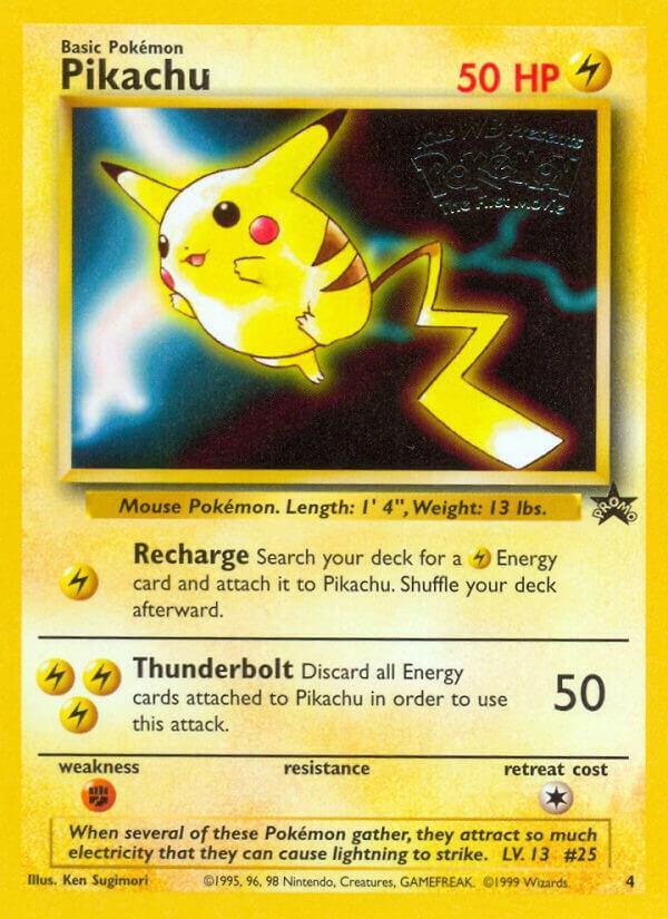 Wizards of the Coast: Black Star Promos Pikachu (4) [Wizards of the Coast: Black Star Promos] - Trading Card World