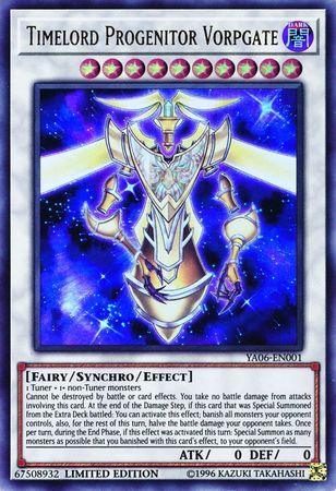 ARC-V Promo Cards, Dark, Fairy, Limited, Synchro/Effect Monster, Ultra Rare Timelord Progenitor Vorpgate [YA06-EN001] Ultra Rare - Trading Card World