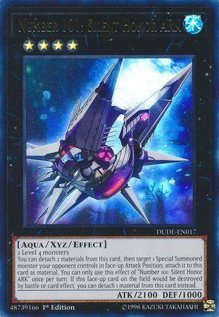 1st Edition, Aqua, Duel Devastator, Ultra Rare, Water, Xyz/Effect Monster Number 101: Silent Honor ARK [DUDE-EN017] Ultra Rare - Trading Card World