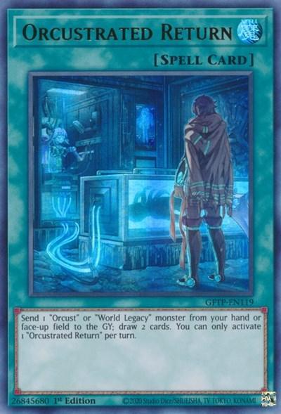 1st Edition, Ghosts from the Past, Normal Spell, Spell, Ultra Rare Orcustrated Return [GFTP-EN119] Ultra Rare - Trading Card World