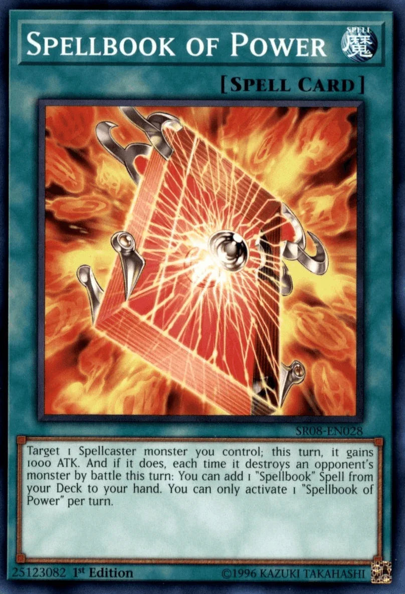 1st Edition, Common, Normal Spell, Spell, Structure Deck: Order of the Spellcasters Spellbook of Power [SR08-EN028] Common - Trading Card World