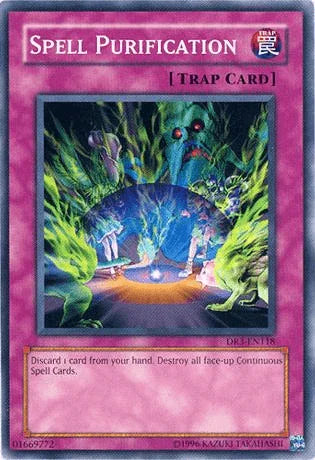 Common, Dark Revelation Volume 3, Normal Trap, Trap, Unlimited Spell Purification [DR3-EN118] Common - Trading Card World