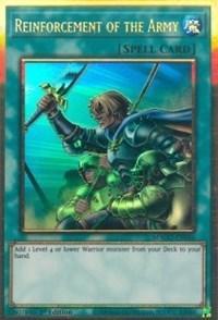 1st Edition, Gold Rare, Maximum Gold, Normal Spell, Spell Reinforcement of the Army [MAGO-EN046] Gold Rare - Trading Card World