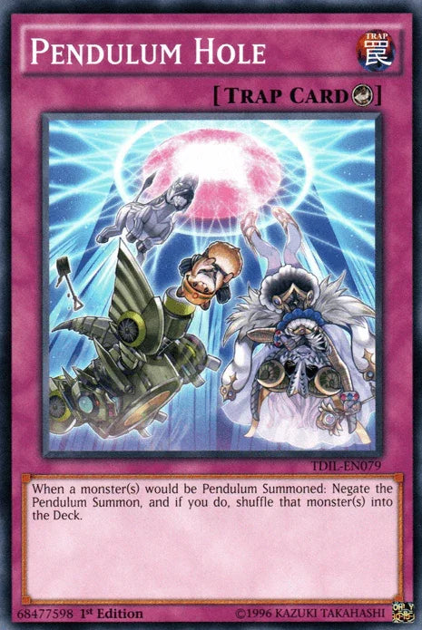 1st Edition, Common, Counter Trap, The Dark Illusion, Trap, Unlimited Pendulum Hole [TDIL-EN079] Common - Trading Card World