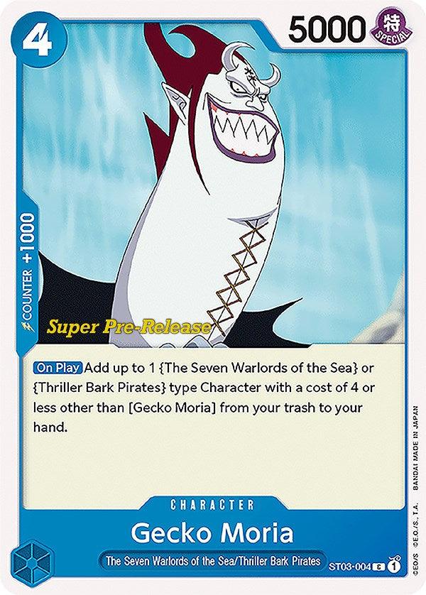 Character, Common, Starter Decks, Super Pre-Release Starter Deck: The Seven Warlords of the Sea, The Seven Warlords of the Sea, Thriller Bark Pirates Gecko Moria [Super Pre-Release Starter Deck: The Seven Warlords of the Sea] - Trading Card World