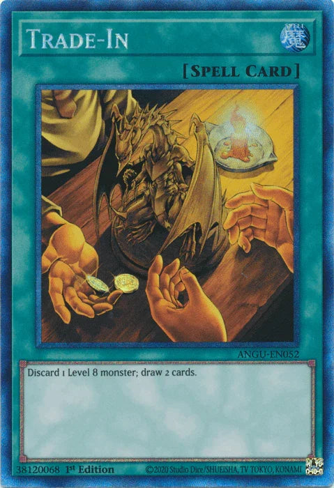 1st Edition, Ancient Guardians, Collector's Rare, Normal Spell, Spell Trade-In (Collector's Rare) [ANGU-EN052] Collector's Rare - Trading Card World