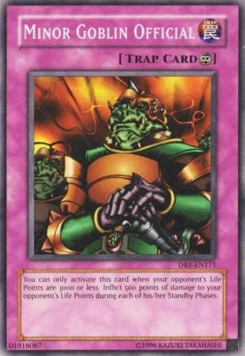 Common, Continuous Trap, Dark Beginning 1, Trap, Unlimited Minor Goblin Official [DB1-EN171] Common - Trading Card World