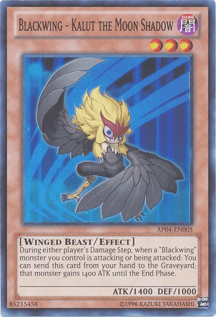 Astral Pack 4, Dark, Effect Monster, Super Rare, Unlimited, Winged Beast Blackwing - Kalut the Moon Shadow [AP04-EN005] Super Rare - Trading Card World