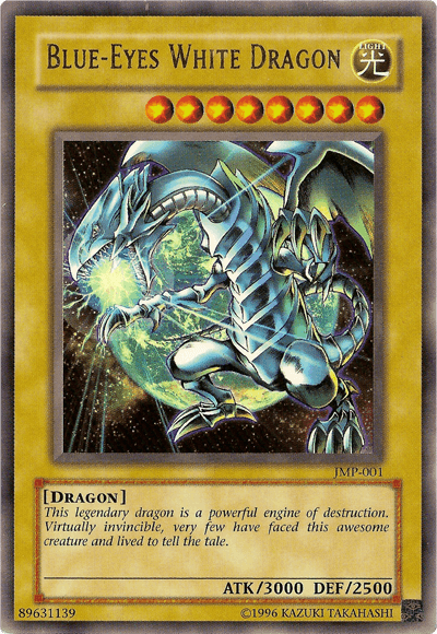 Dragon, Light, Normal Monster, Shonen Jump Magazine Promos, Ultra Rare, Unlimited Blue-Eyes White Dragon [JMP-001] Ultra Rare - Trading Card World
