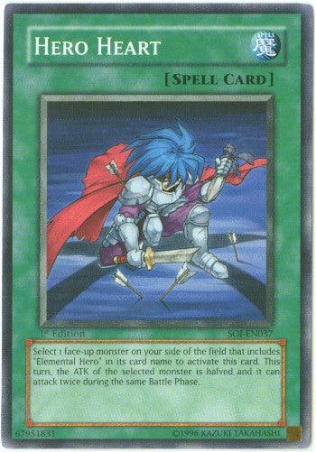 1st Edition, Common, Normal Spell, Shadow of Infinity, Spell, Unlimited Hero Heart [SOI-EN037] Common - Trading Card World